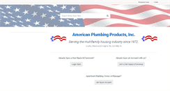 Desktop Screenshot of americanplumbingproducts.com